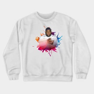 ROD WAVE IN SPLASH COLOR Crewneck Sweatshirt